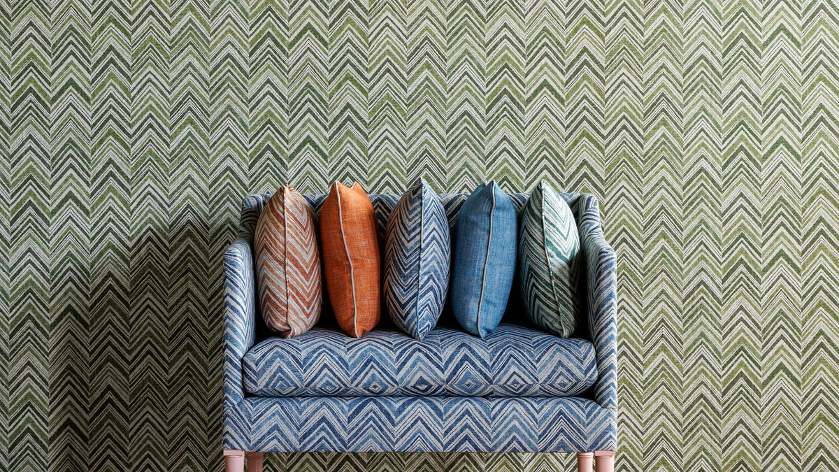 Flame Stitch Wallpaper