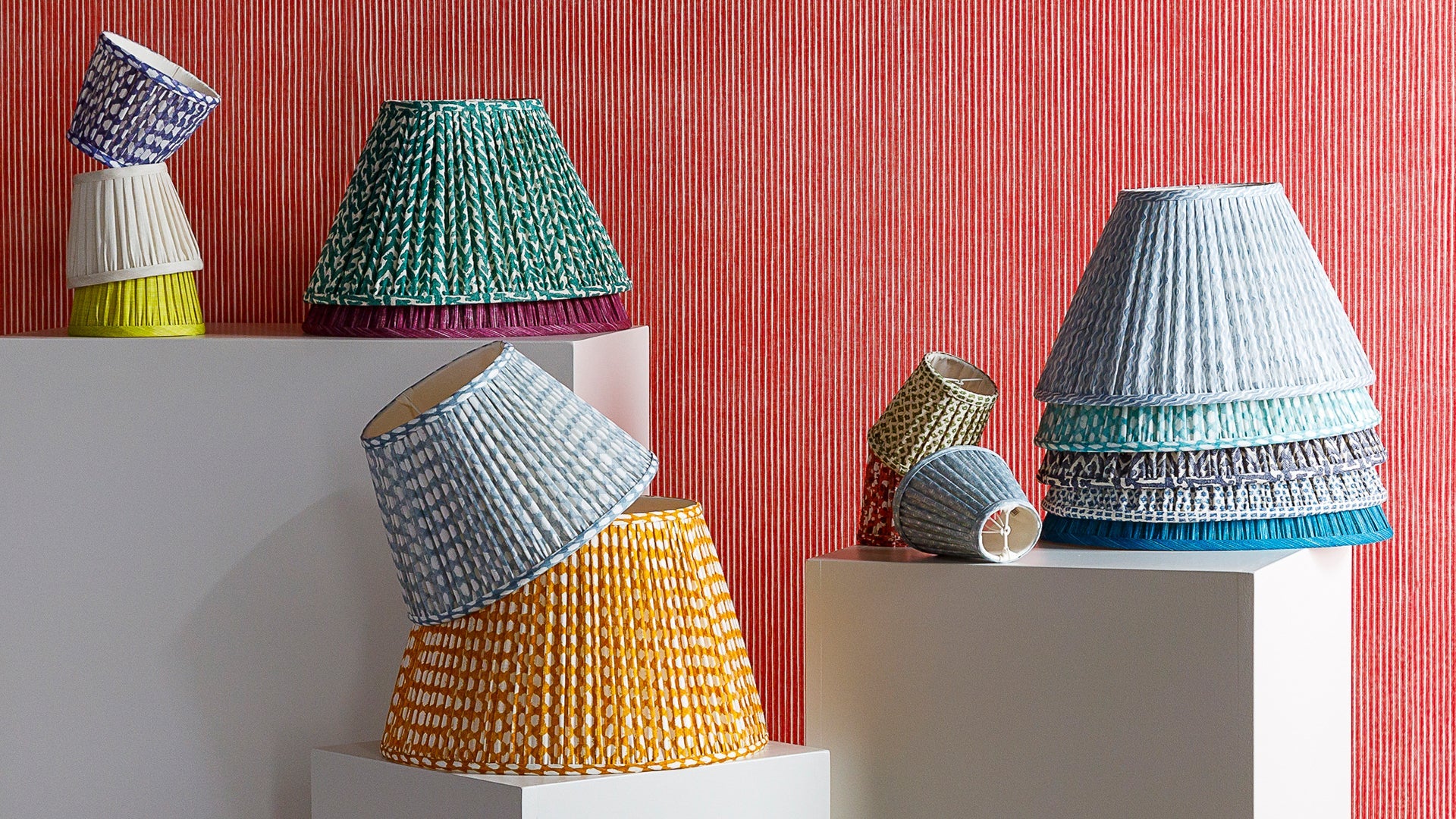 Gathered Lampshades