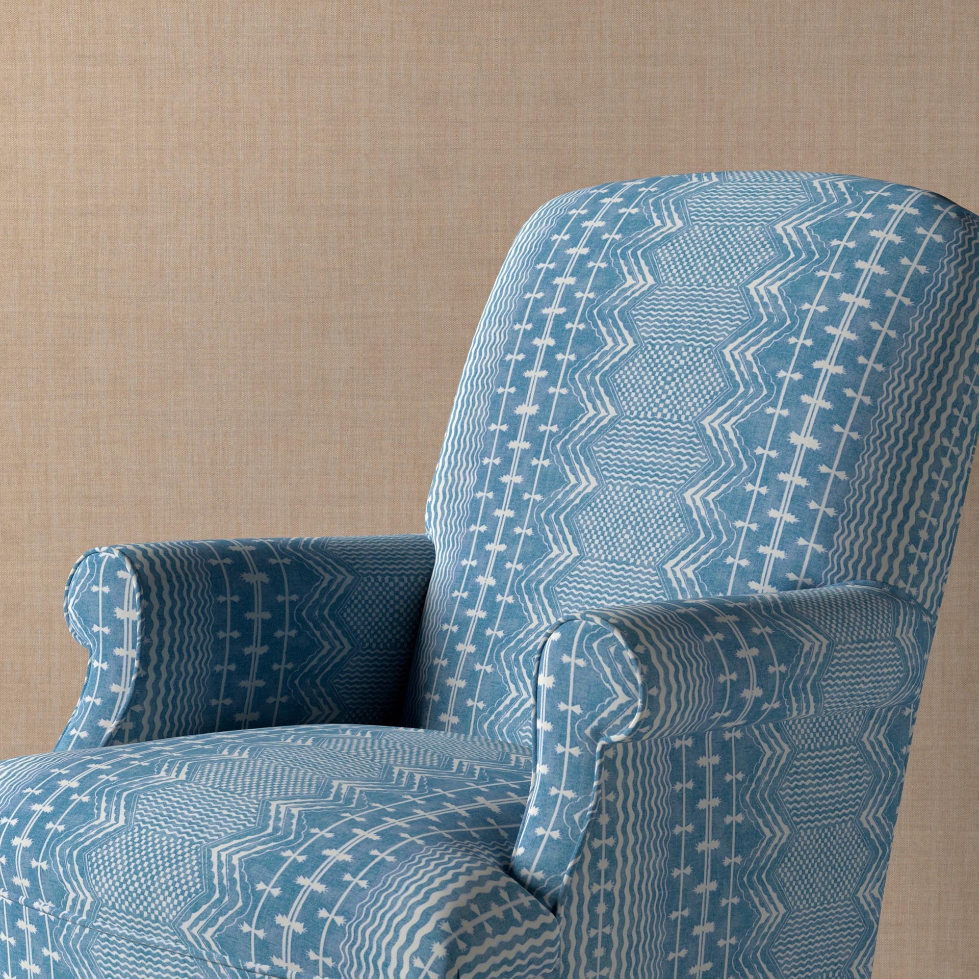 Abbey Stripe Fabric 006