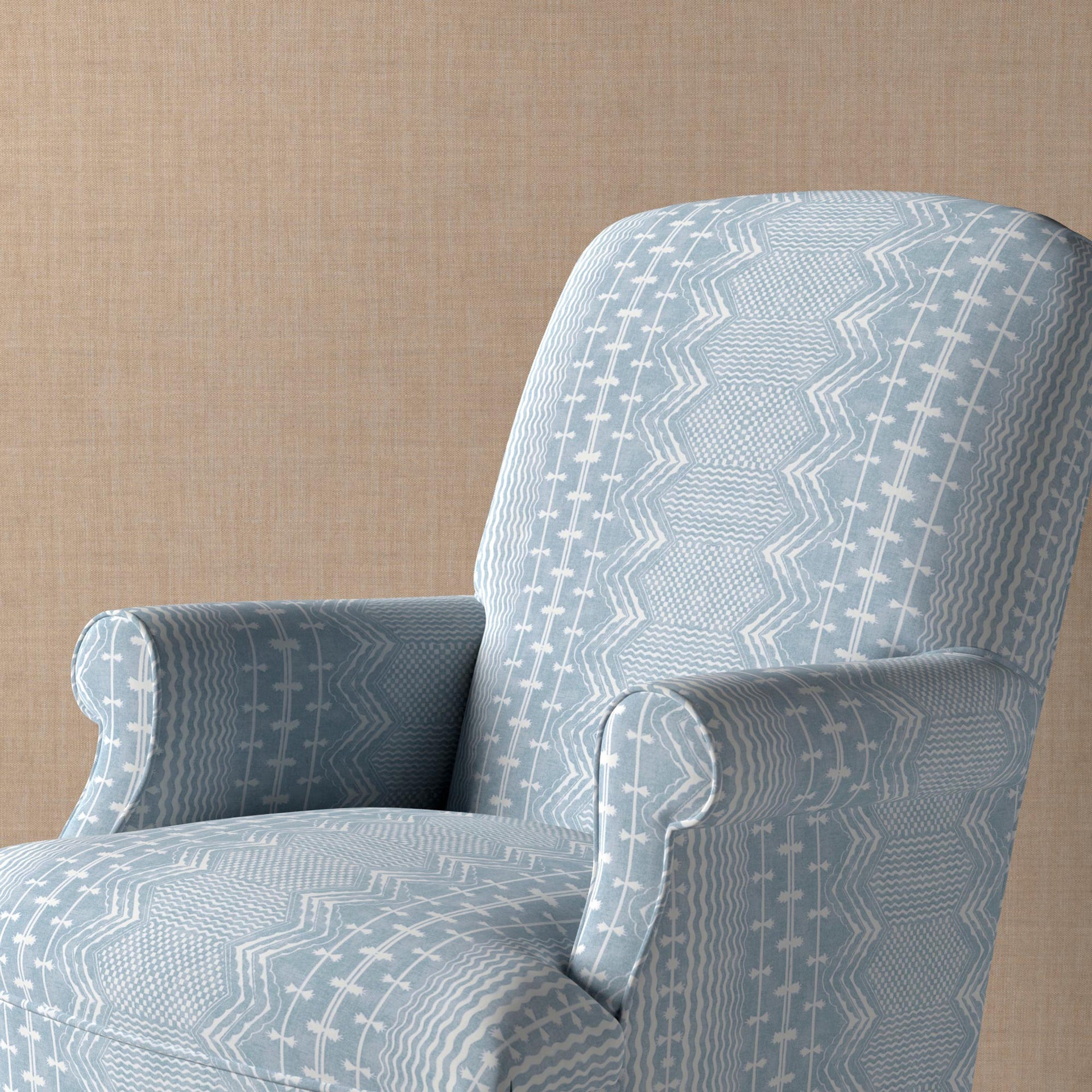 Abbey Stripe Fabric 007