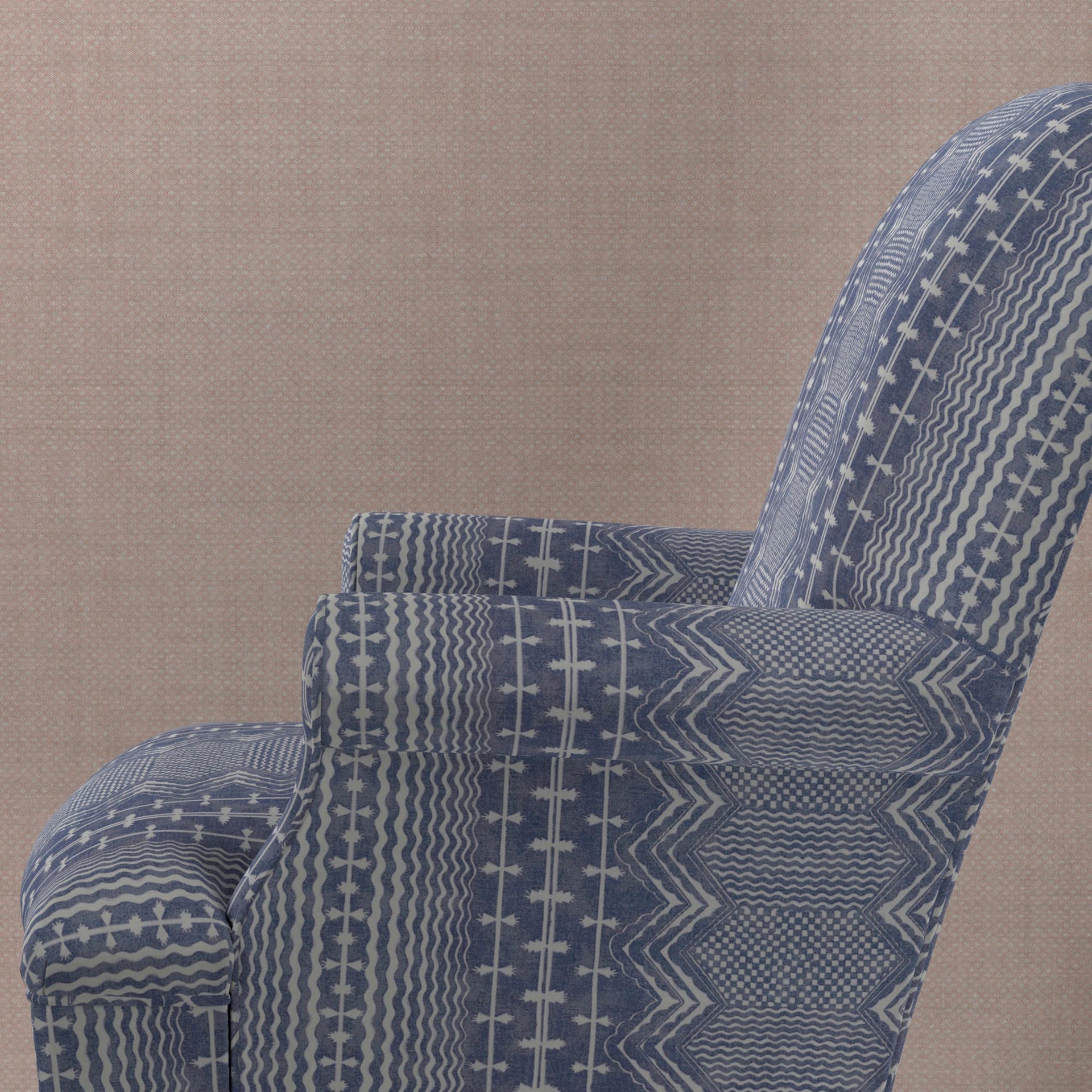 Abbey Stripe Fabric 008