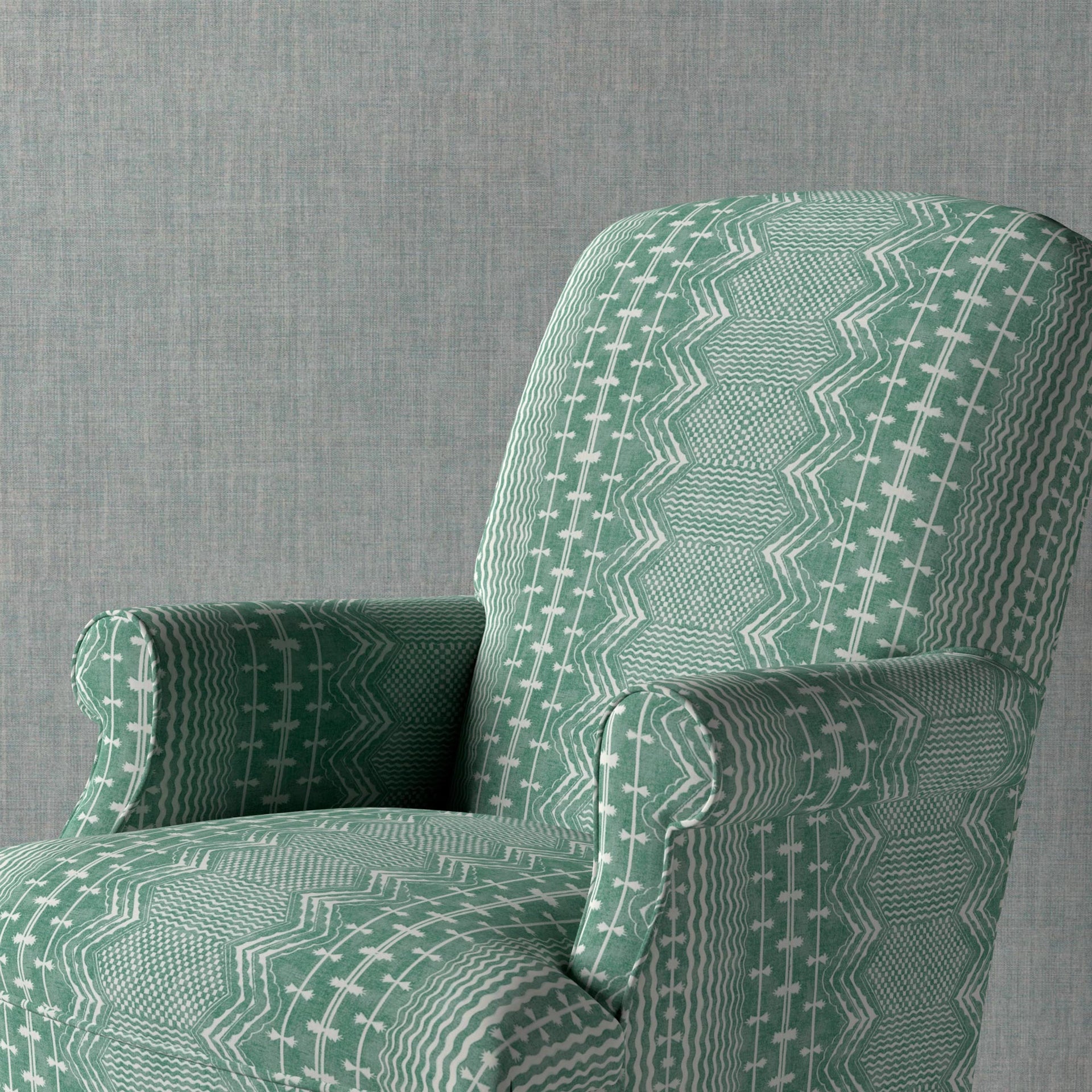Abbey Stripe Fabric 005