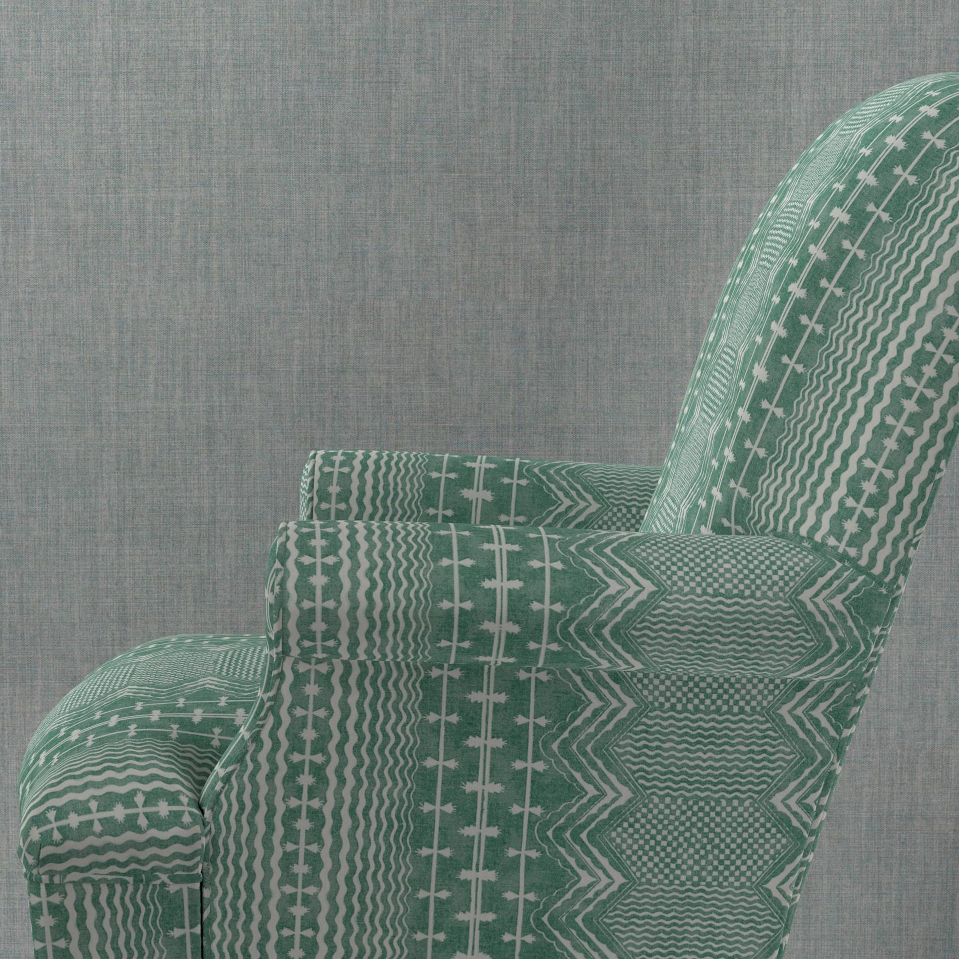 Abbey Stripe Fabric 005