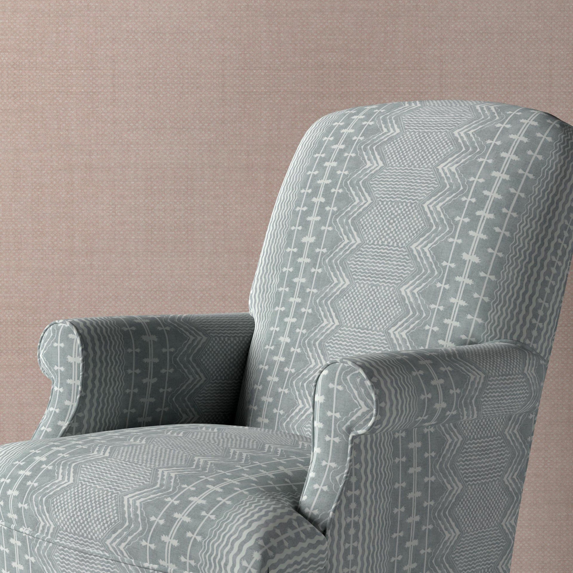 Abbey Stripe Fabric 009