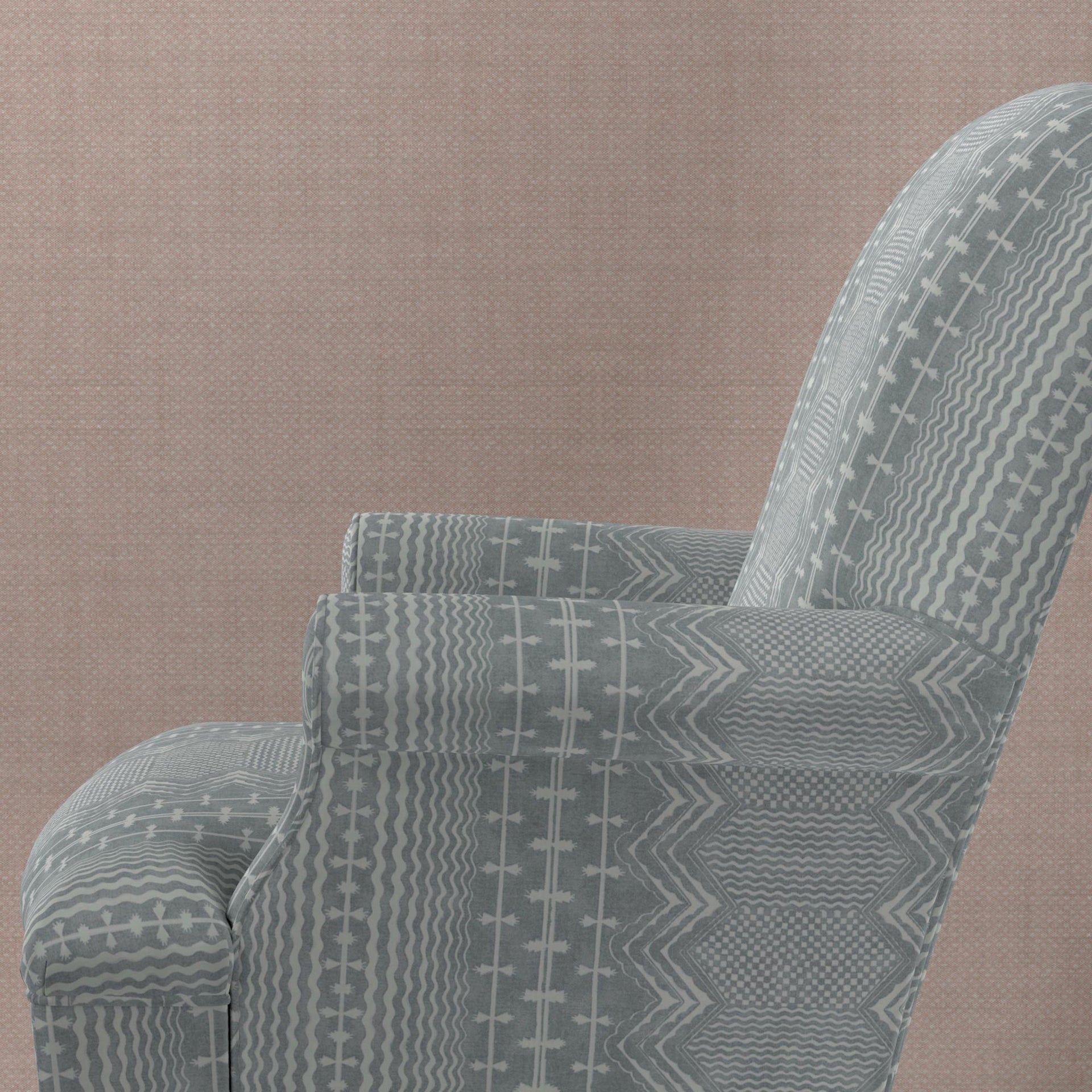 Abbey Stripe Fabric 009