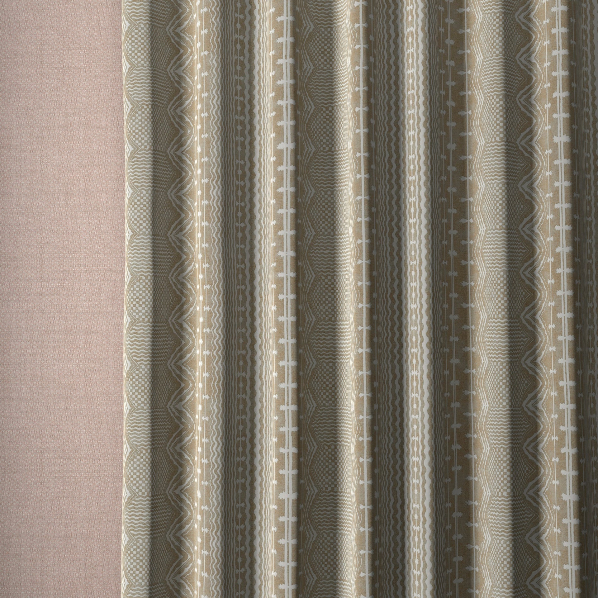 Abbey Stripe Fabric 010
