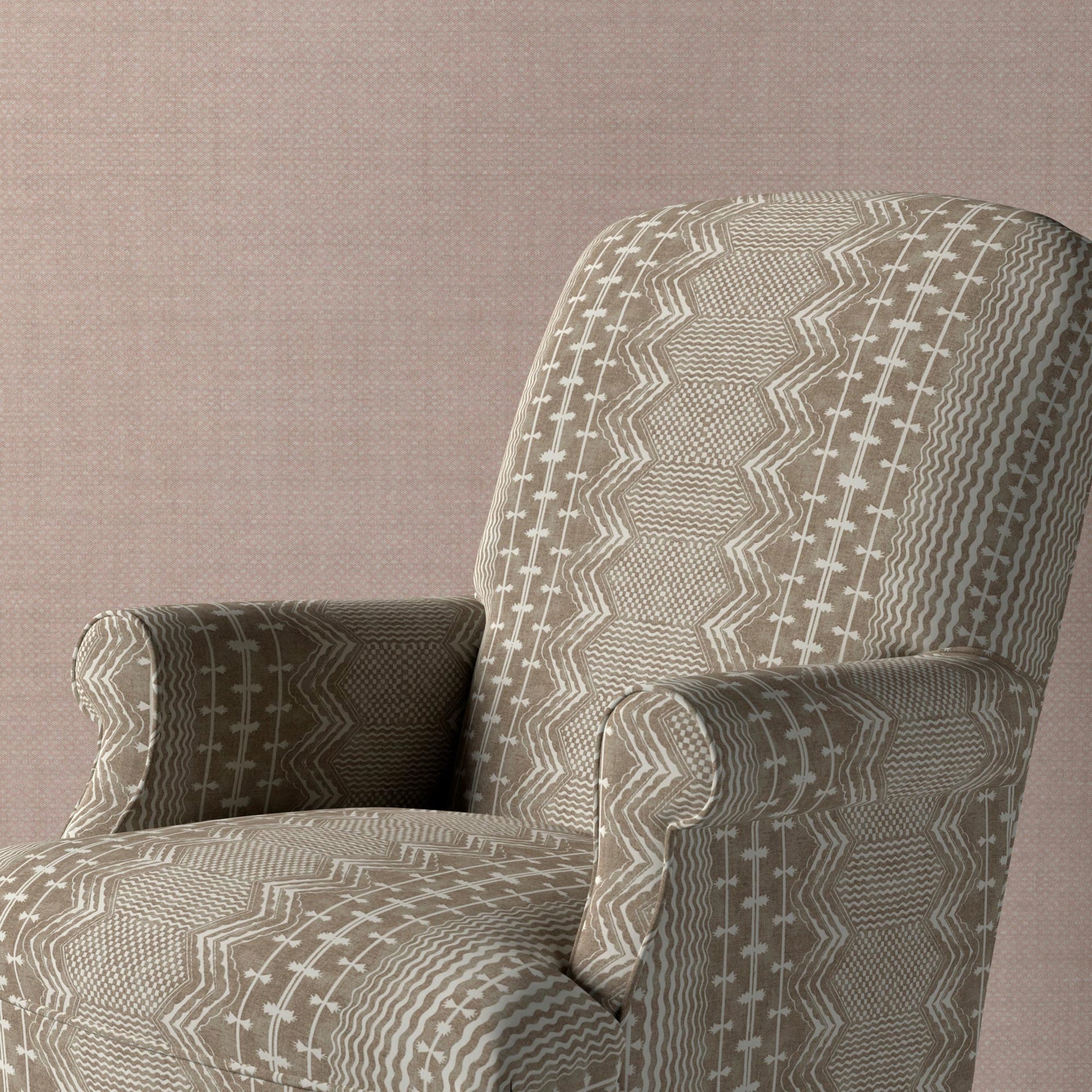 Abbey Stripe Fabric 011