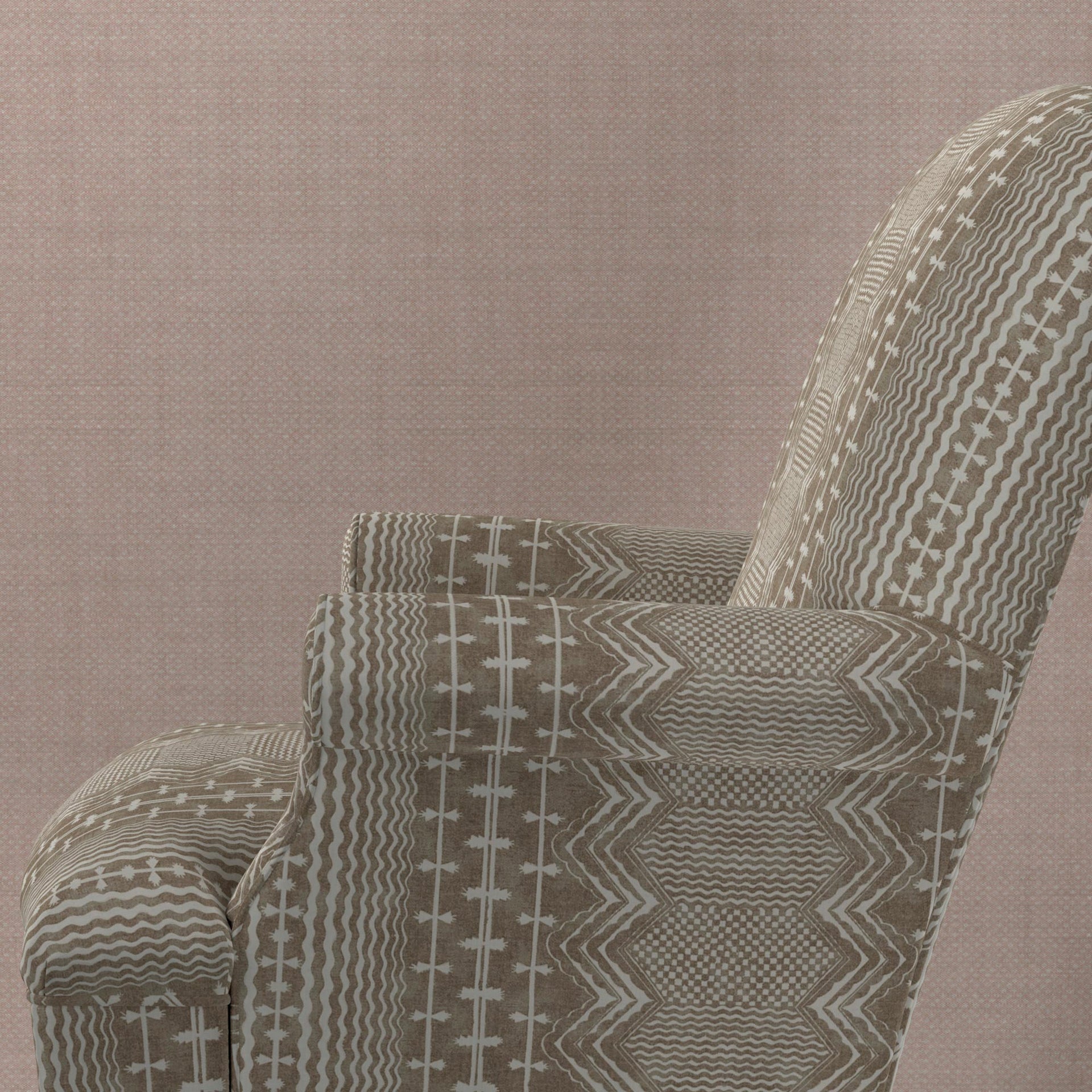 Abbey Stripe Fabric 011