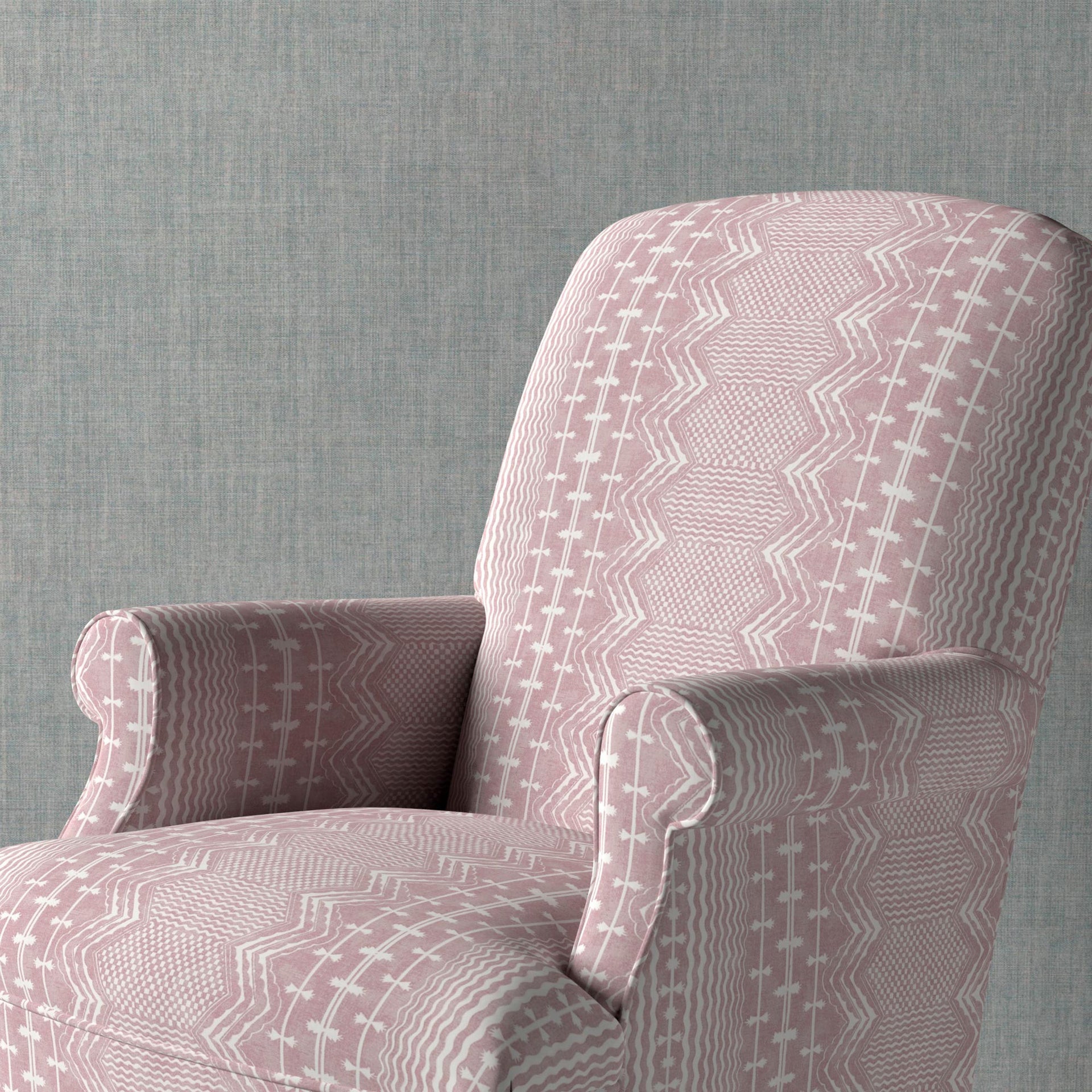 Abbey Stripe Fabric 002