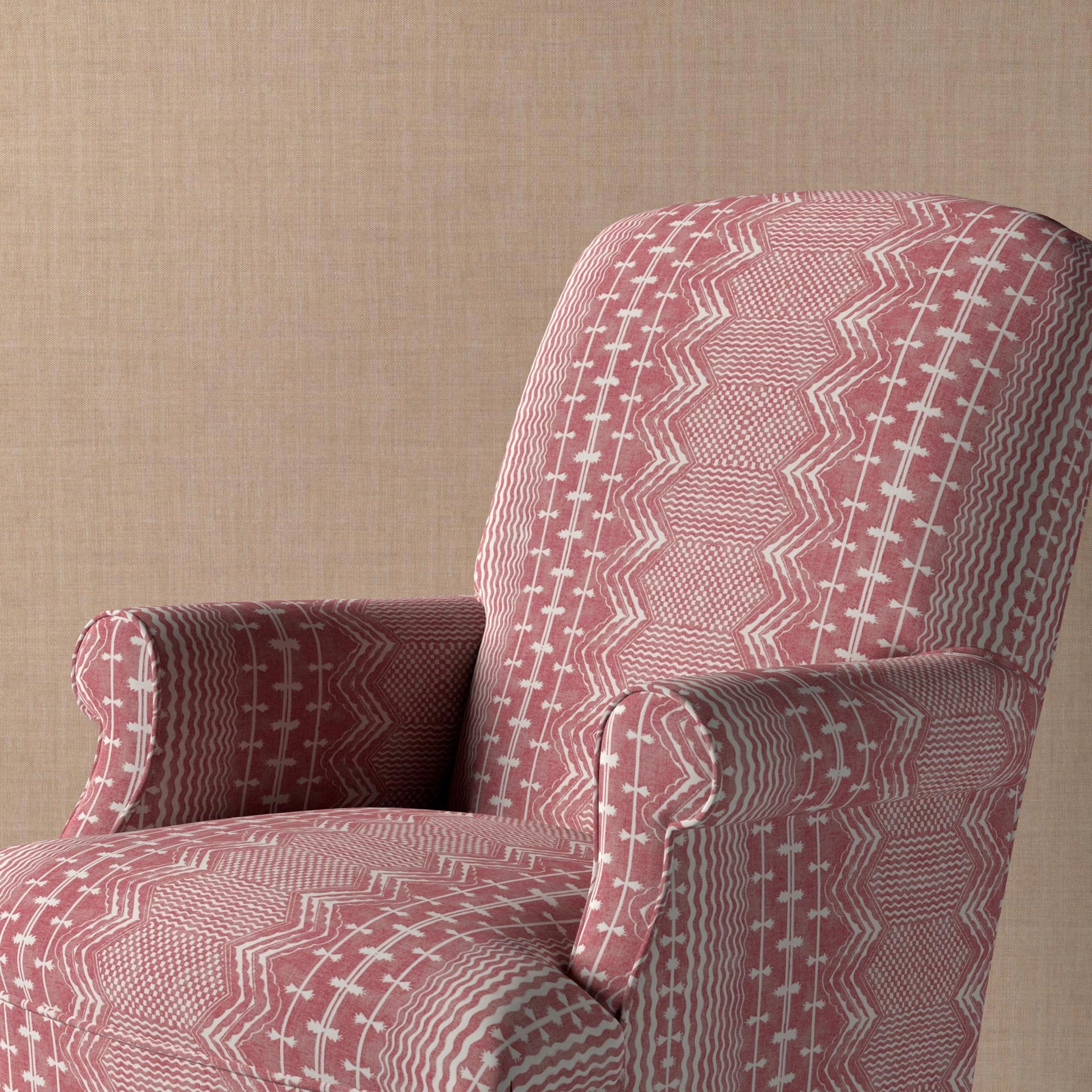 Abbey Stripe Fabric 001