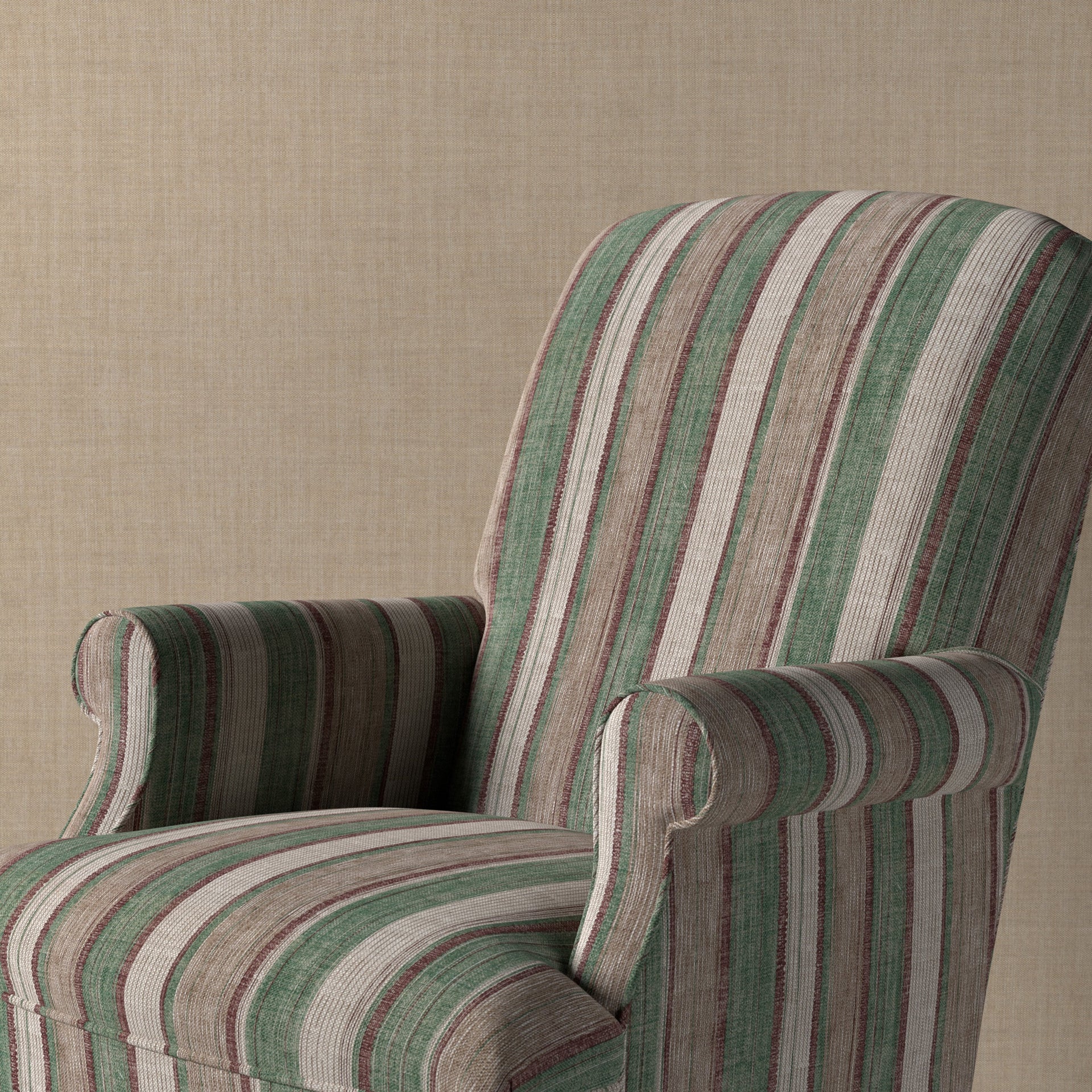 Carskiey Broad Stripe Fabric 042
