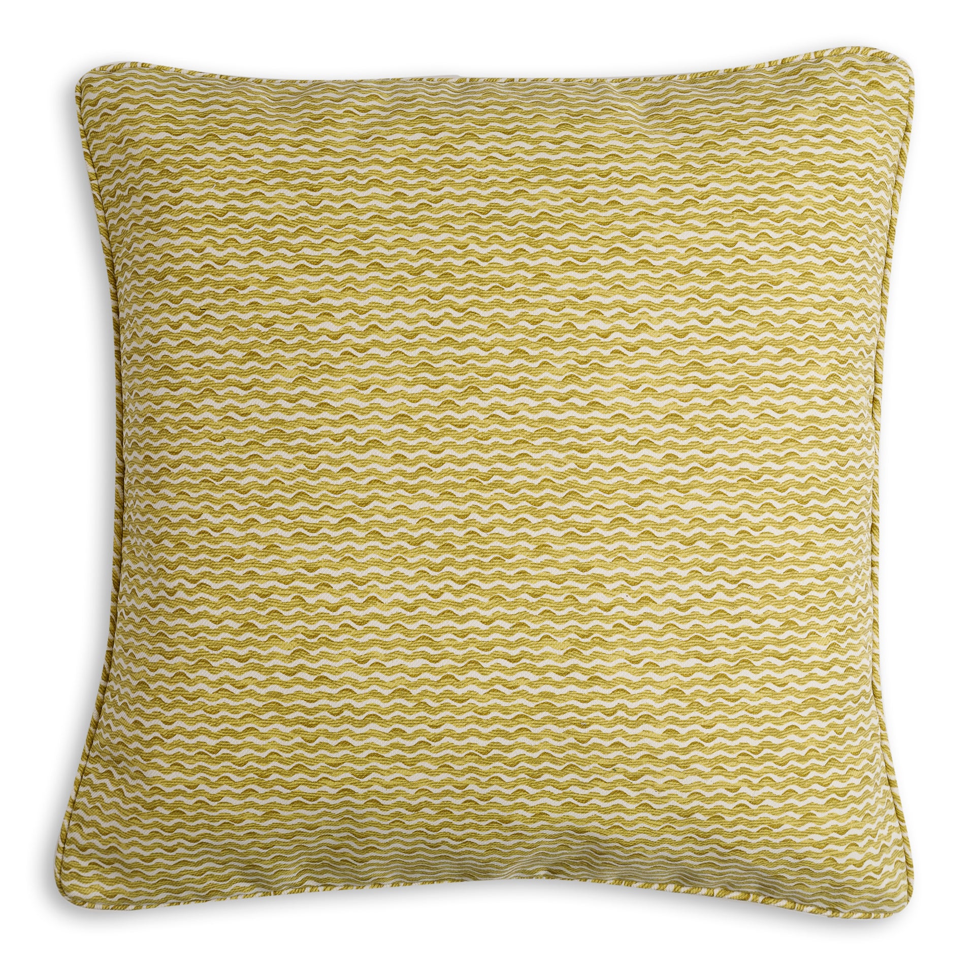 Square Outdoor Cushion in Yellow Popple