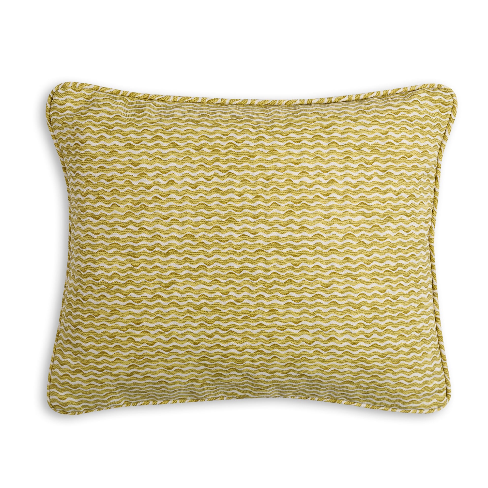 Oblong Outdoor Cushion in Yellow Popple