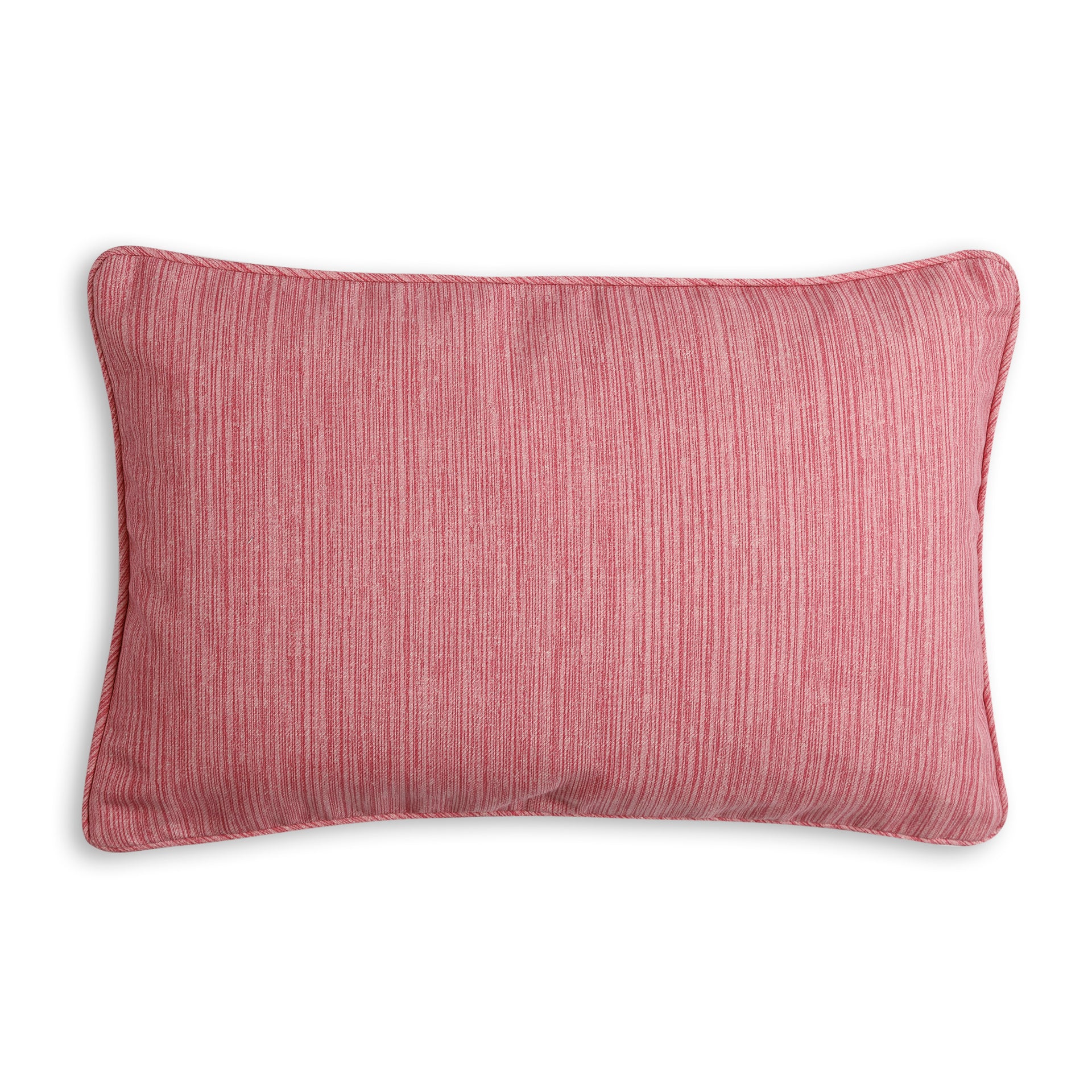 Oblong Outdoor Cushion in Alta Pink Strié