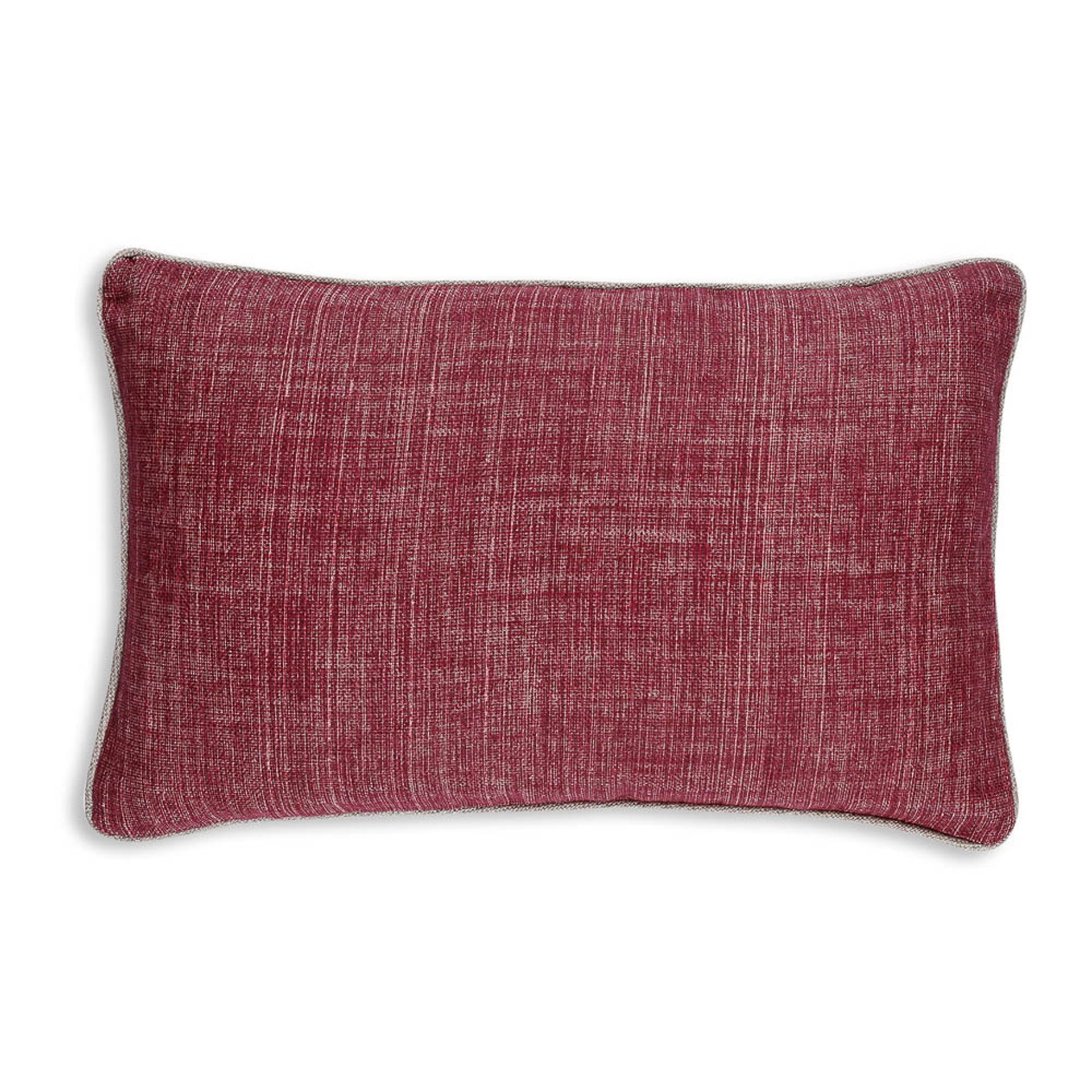 Oblong Cushion in Back to the Fuchsia