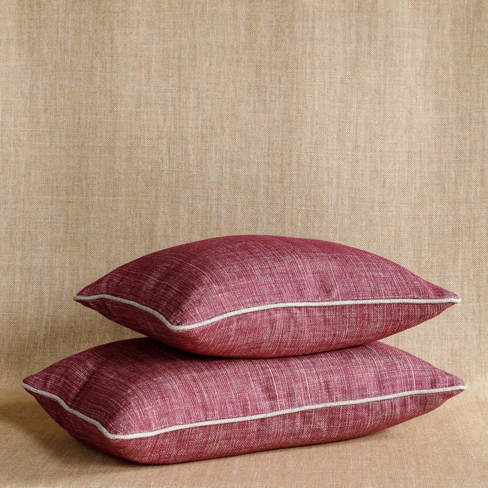 Oblong Cushion in Back to the Fuchsia