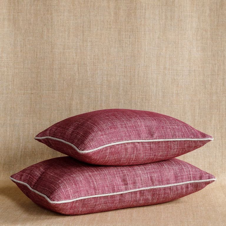 Oblong Cushion in Back to the Fuchsia