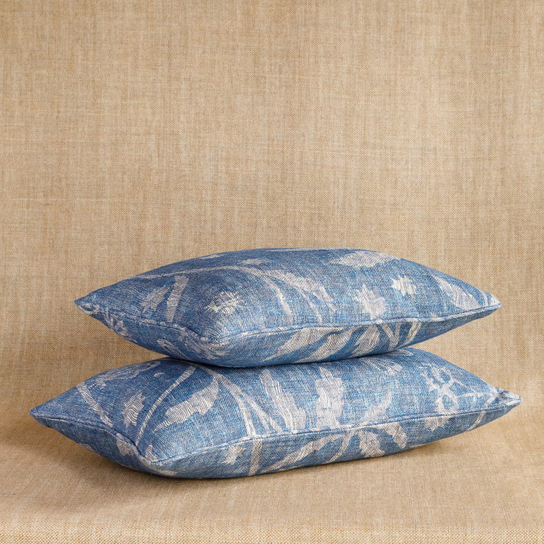 Oblong Cushion in Blue Astrea