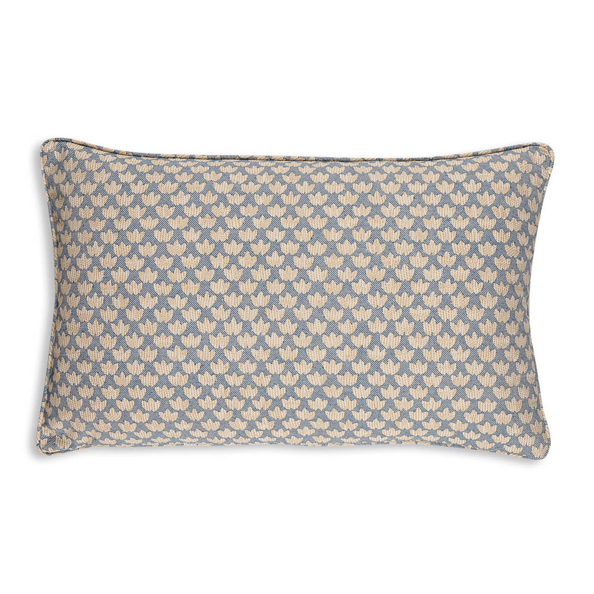 Oblong Cushion in Blue Eythorne