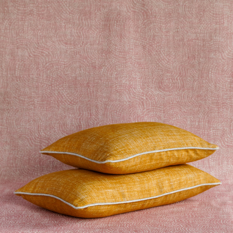 Oblong Cushion in Club Yellow