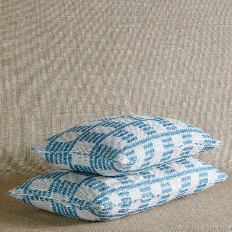 Oblong Cushion in Light Blue Cove