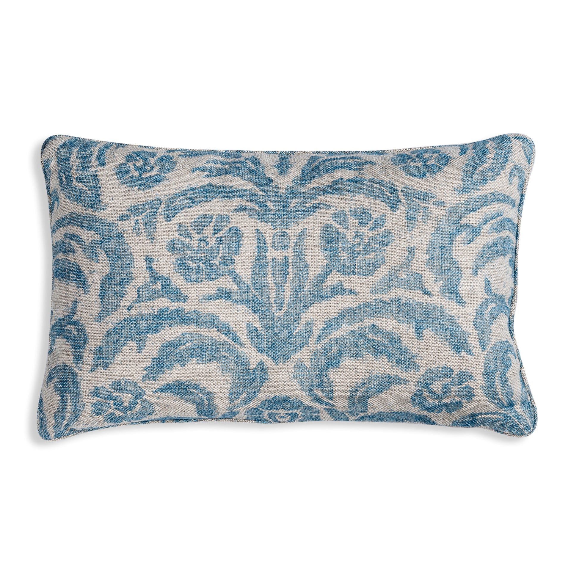 Oblong Cushion in Light Blue Marlborough