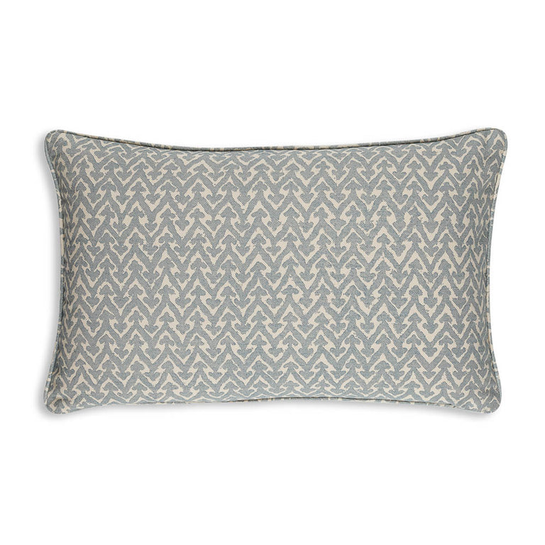 Oblong Cushion in Light Blue Rabanna