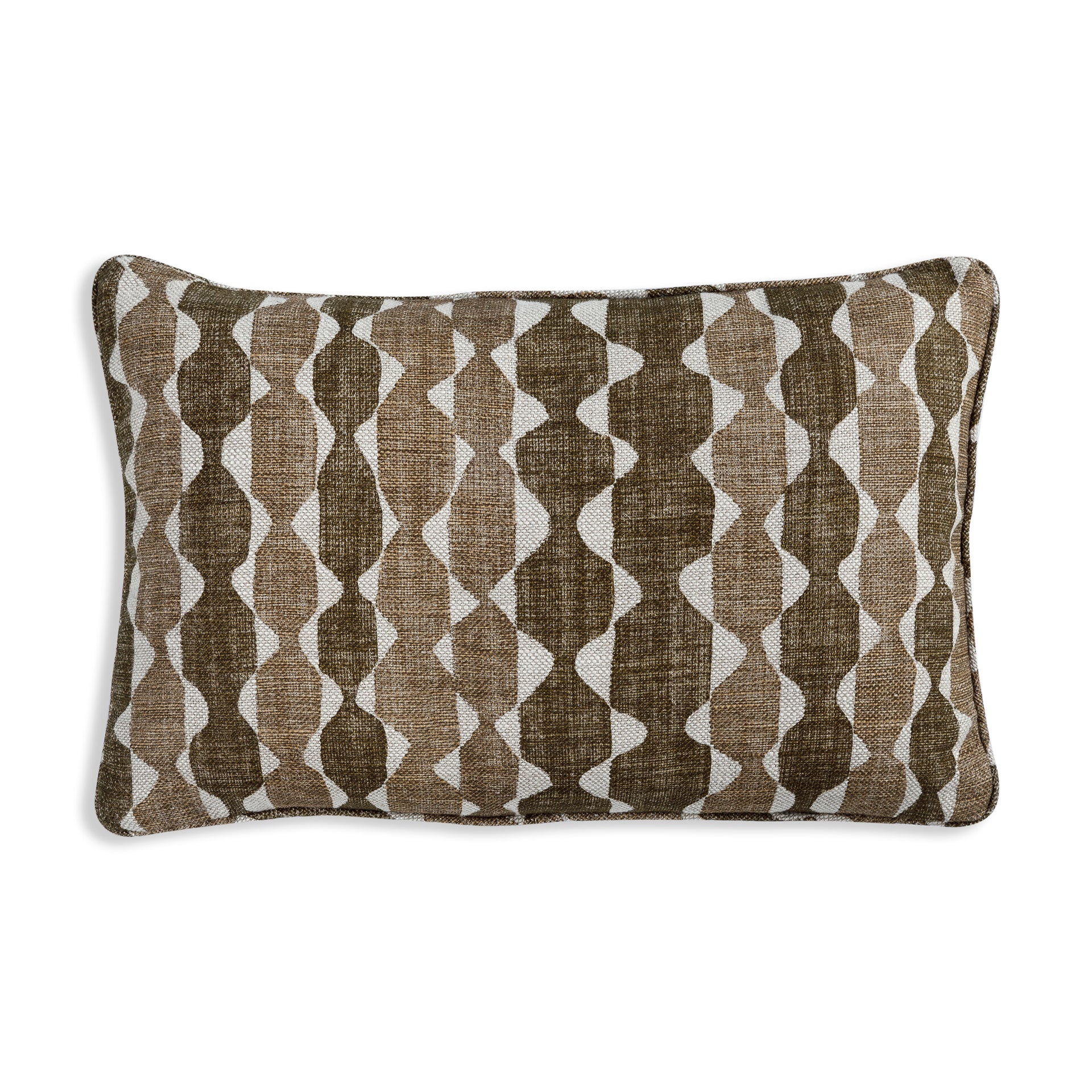 Oblong Cushion in Neutral Whittle
