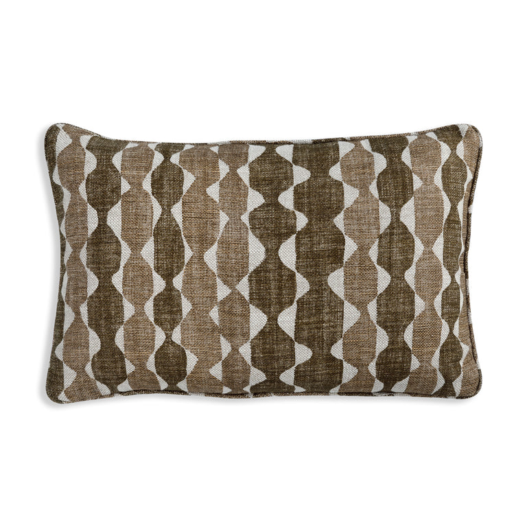 Oblong Cushion in Neutral Whittle