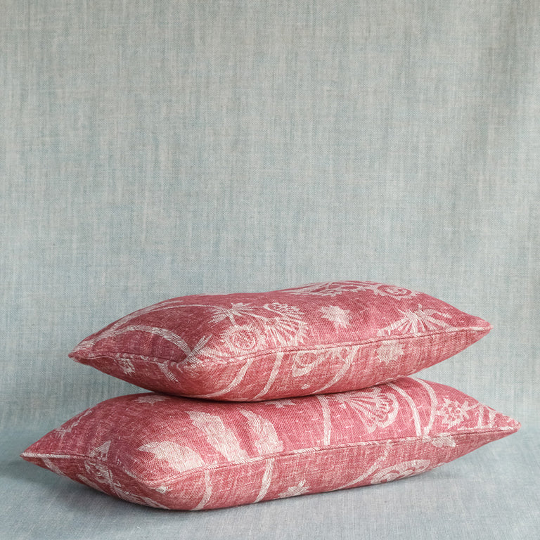 Oblong Cushion in Pink Astrea