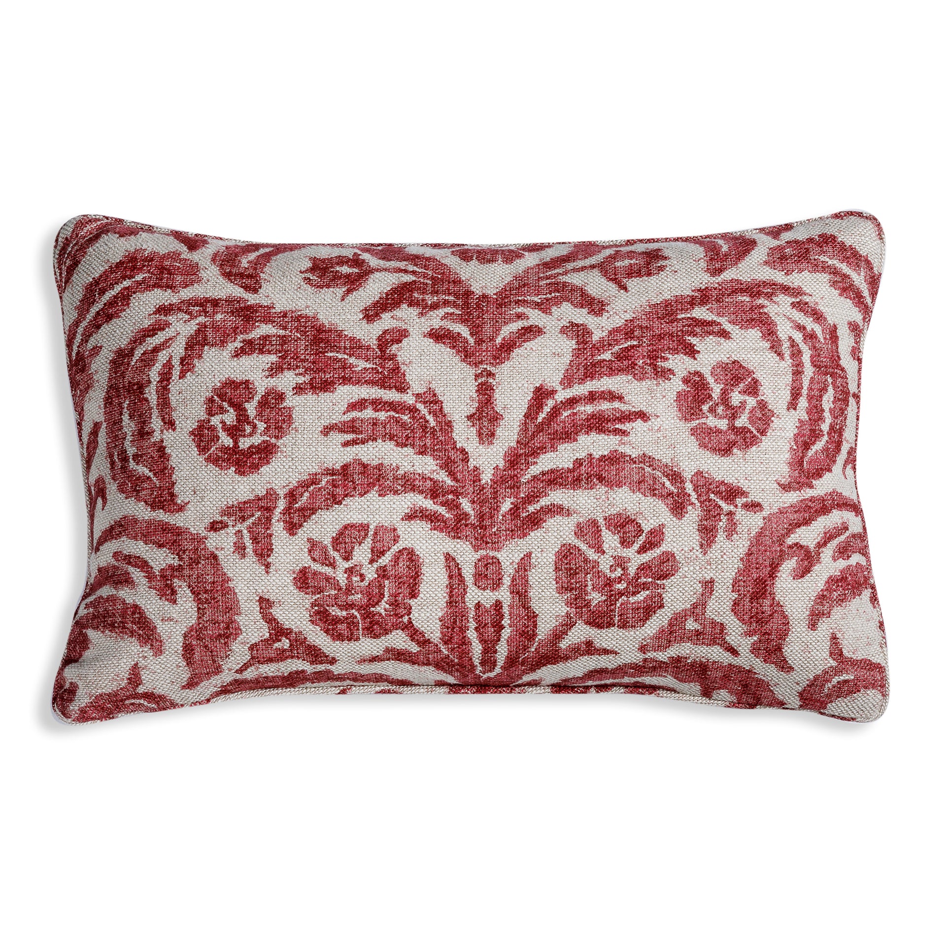 Oblong Cushion in Pink Marlborough