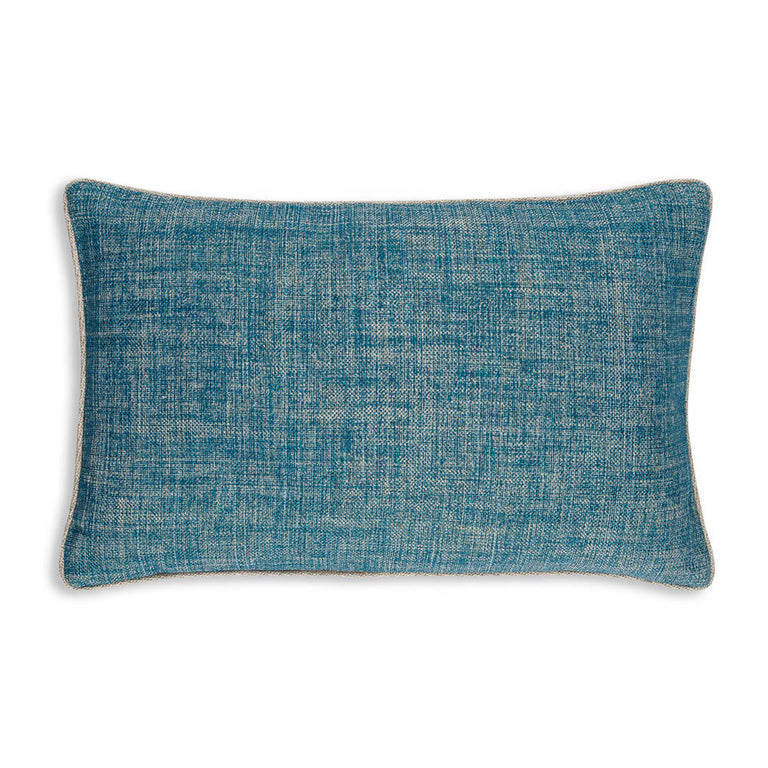 Oblong Cushion in Suede Shoes