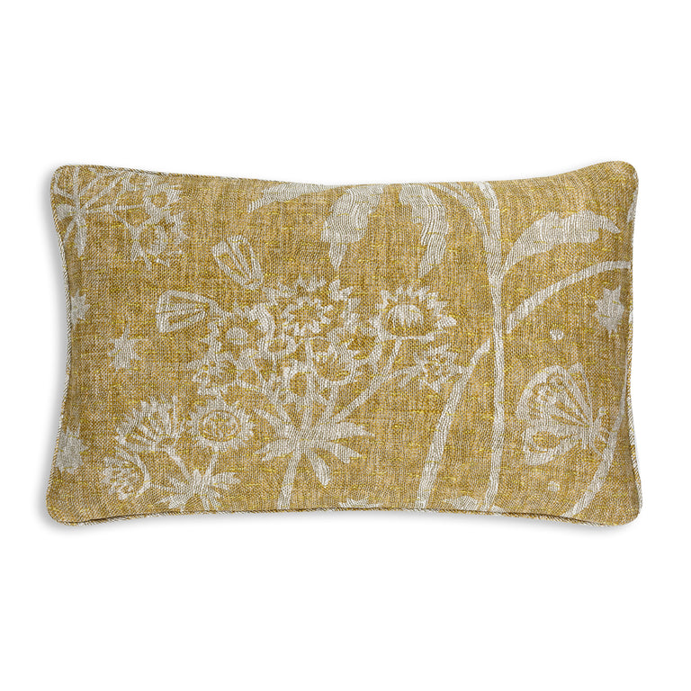 Oblong Cushion in Yellow Astrea