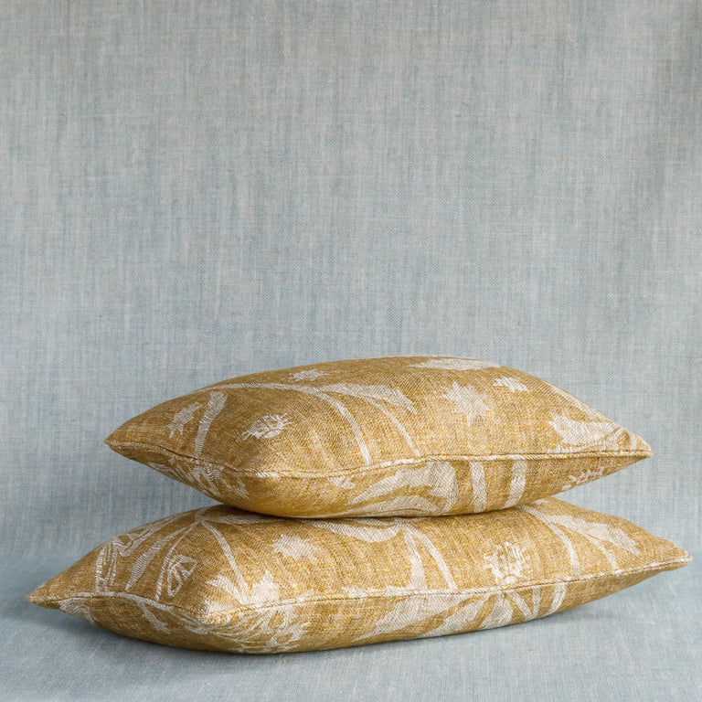 Oblong Cushion in Yellow Astrea