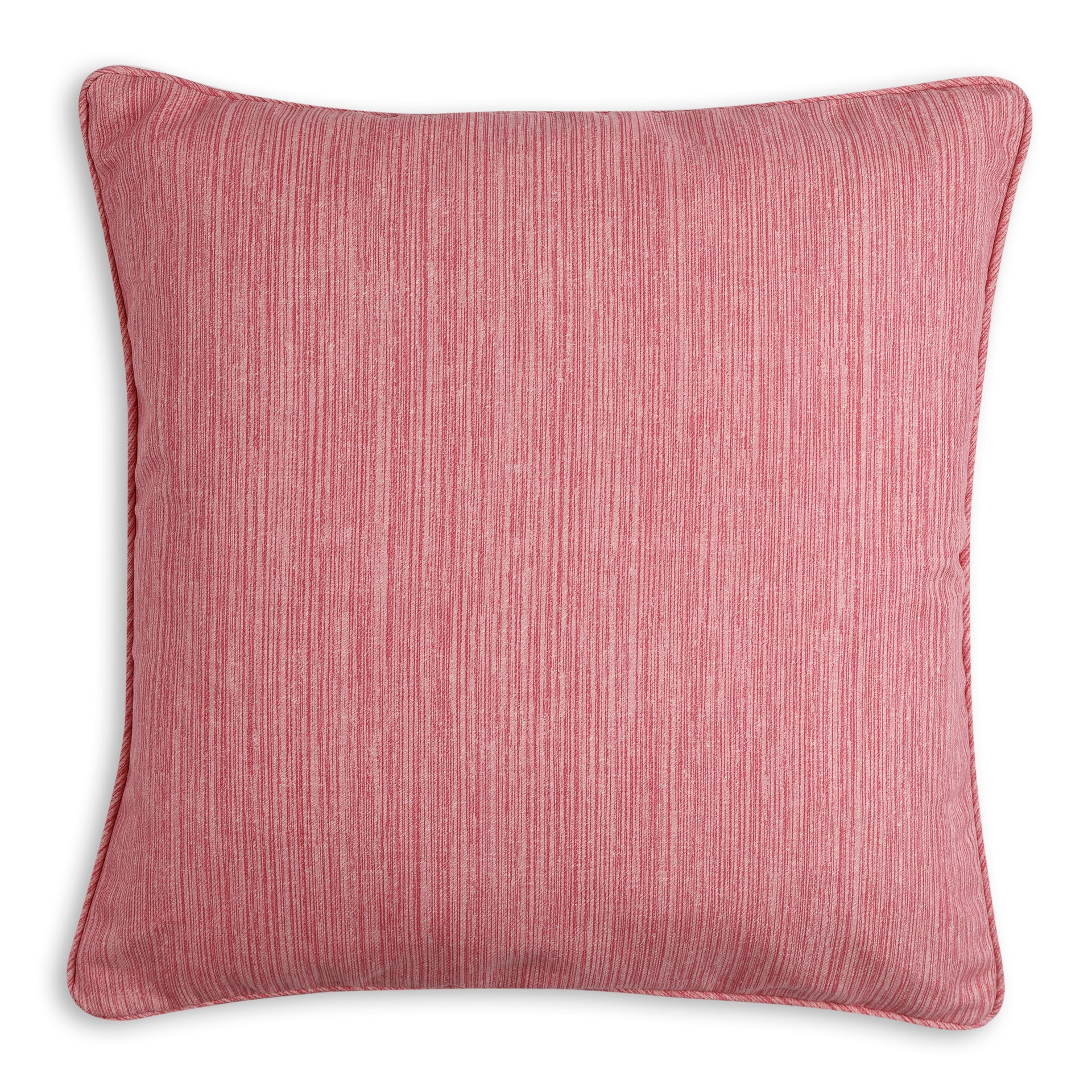 Square Outdoor Cushion in Alta Pink Strié