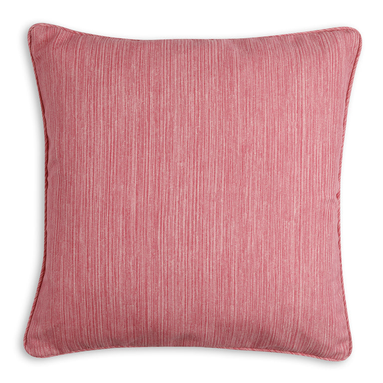 Square Outdoor Cushion in Alta Pink Strié