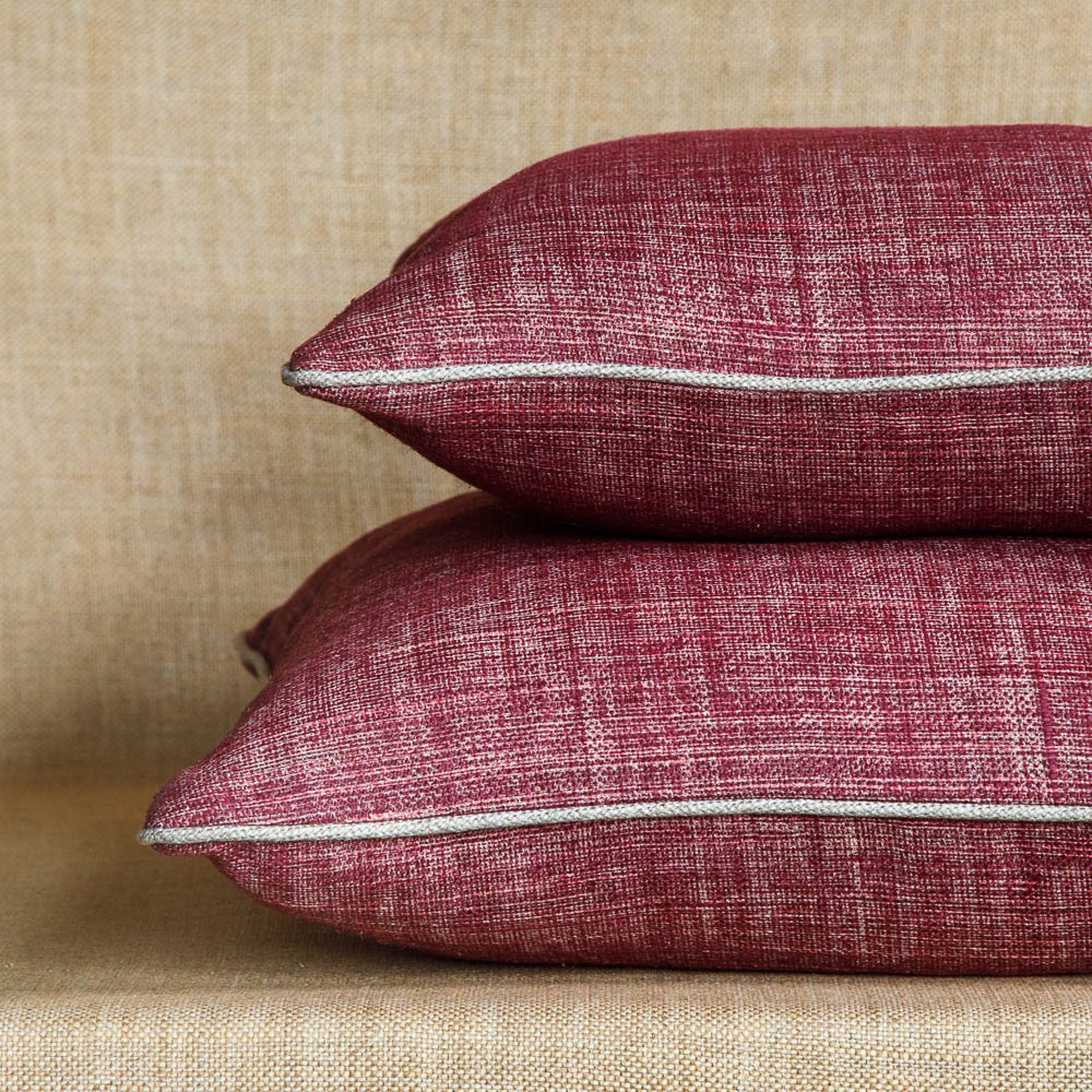 Square Cushion in Back to the Fuchsia