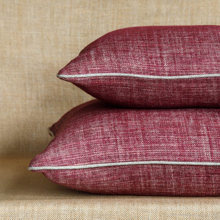 Square Cushion in Back to the Fuchsia