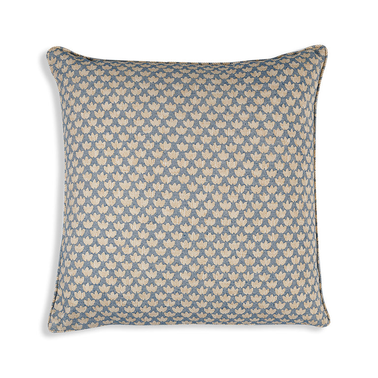 Square Cushion in Blue Eythorne
