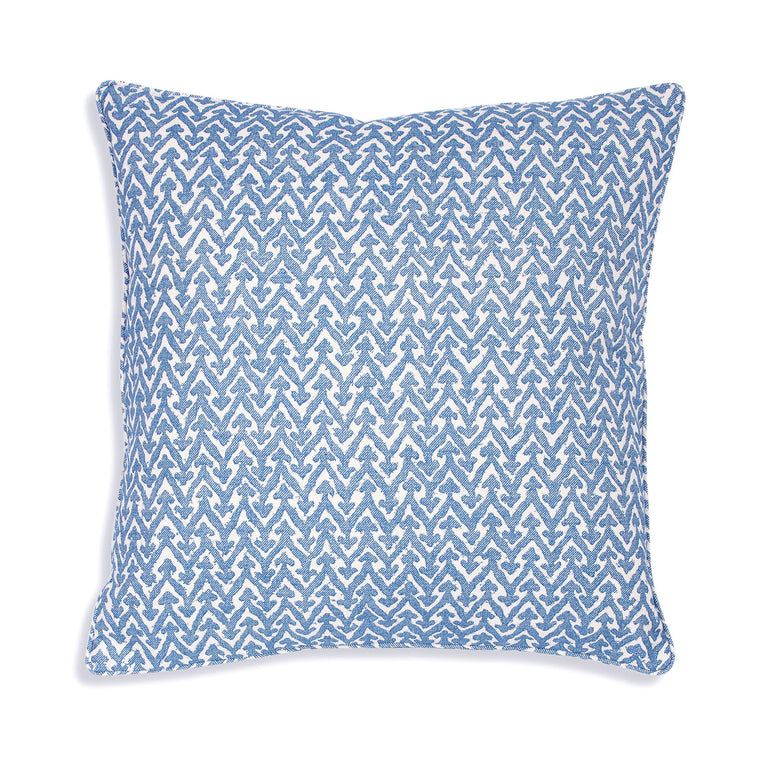 Square Cushion in Blue Rabanna