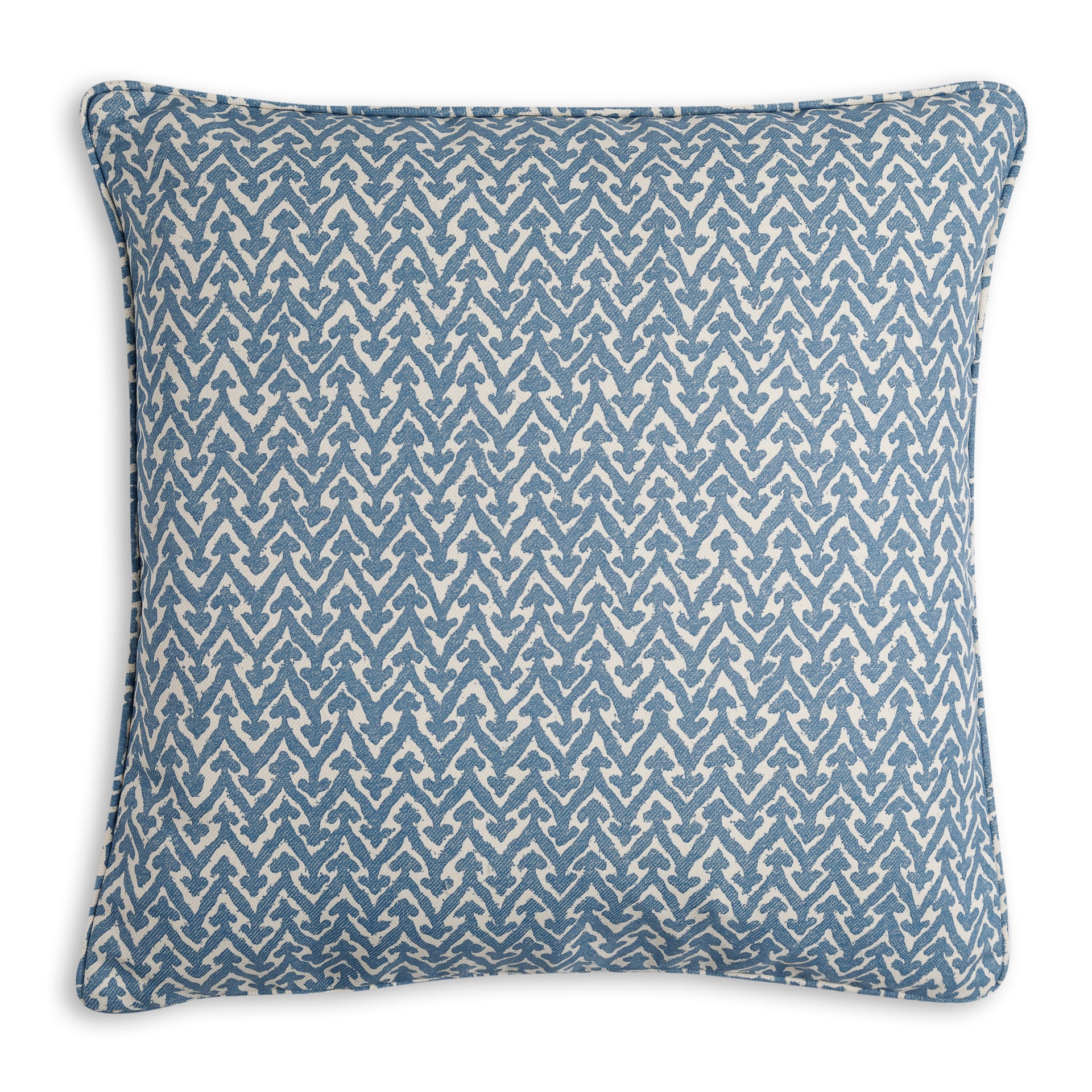 Square Outdoor Cushion in Blue Rabanna