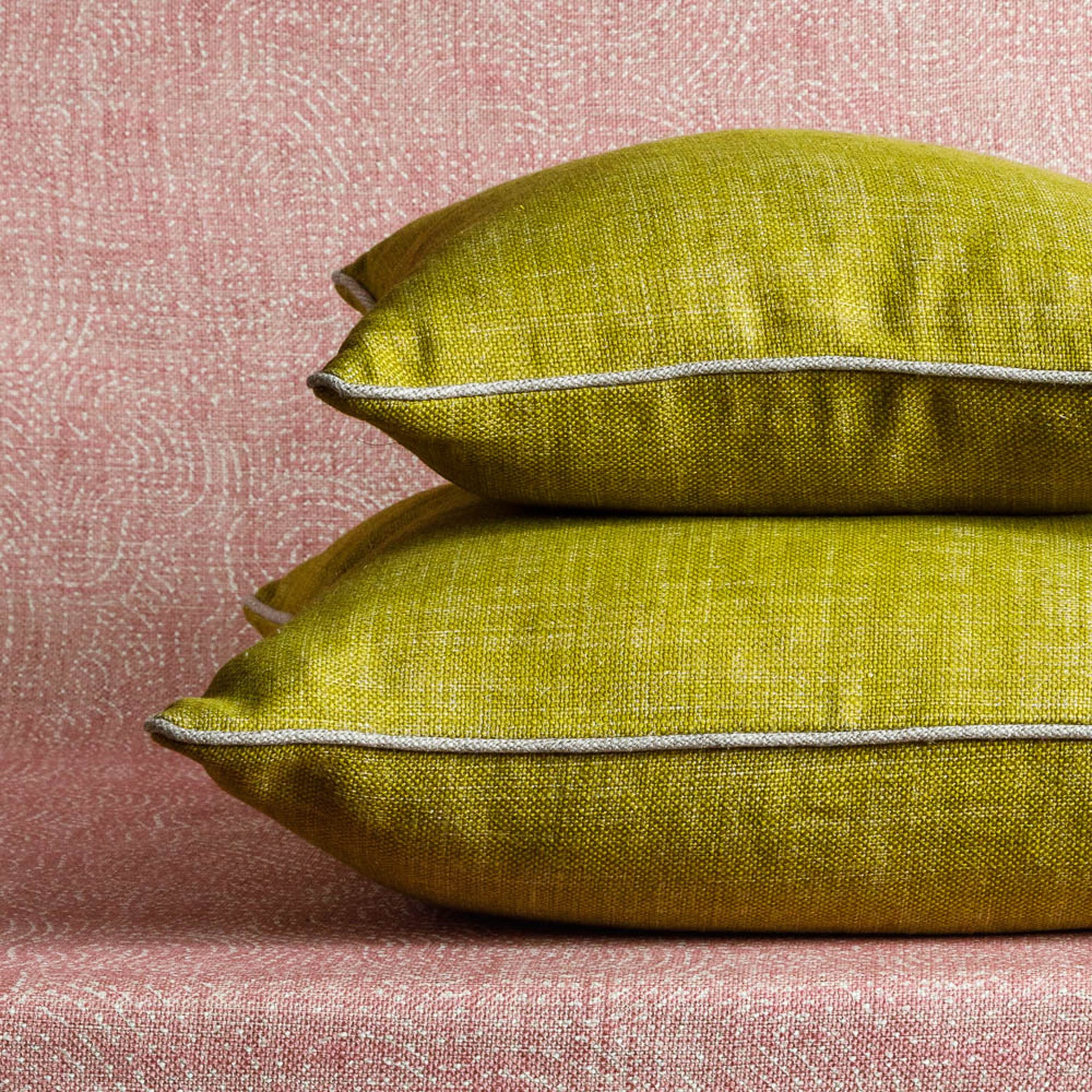 Square Cushion in Euphorbia