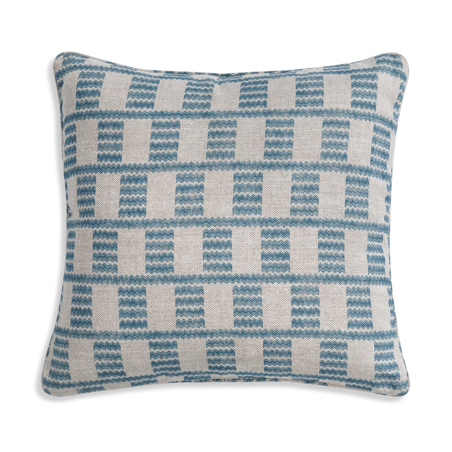 Square Cushion in Light Blue Cove