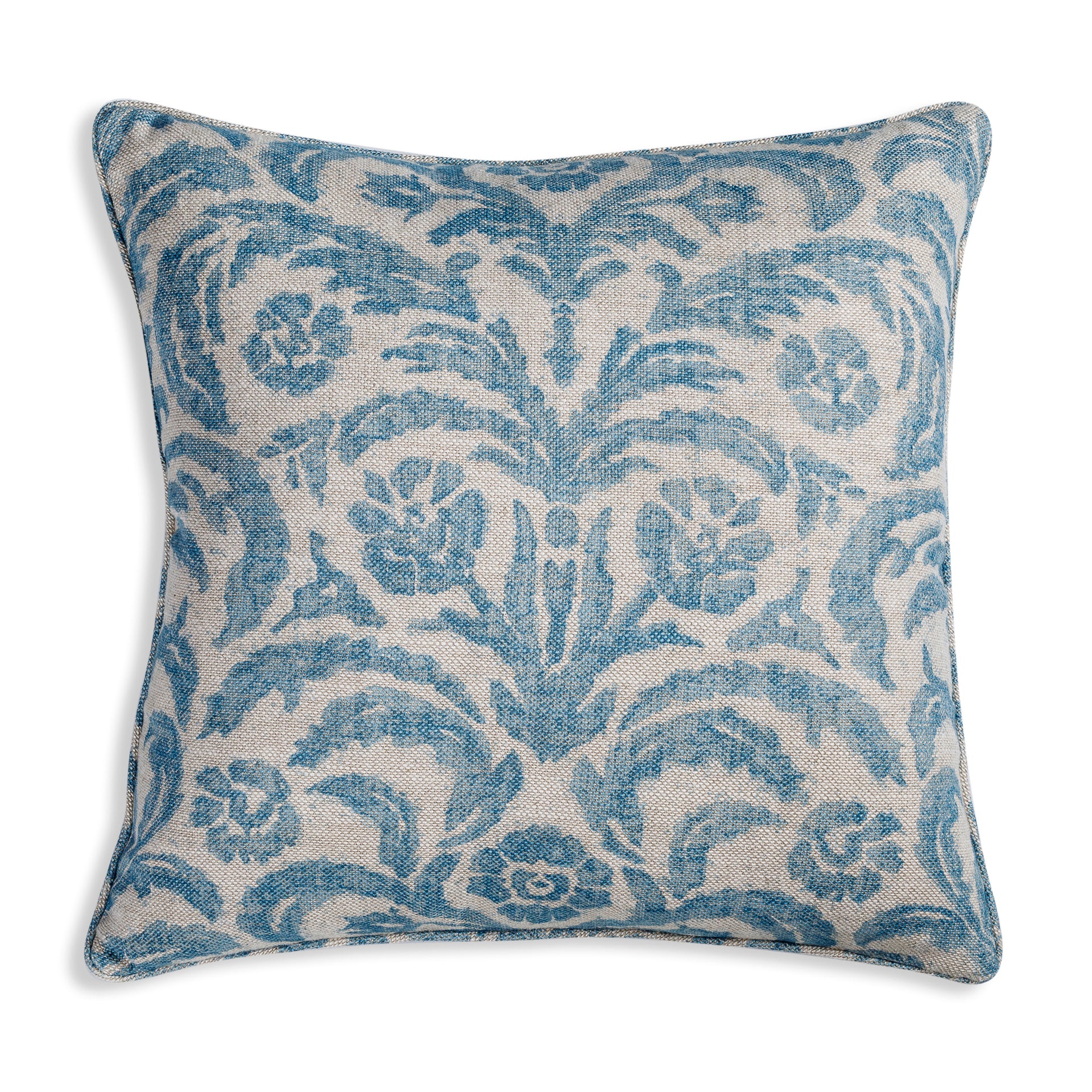 Square Cushion in Light Blue Marlborough