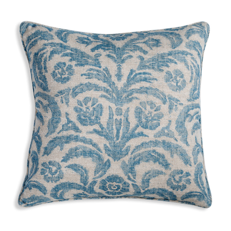 Square Cushion in Light Blue Marlborough