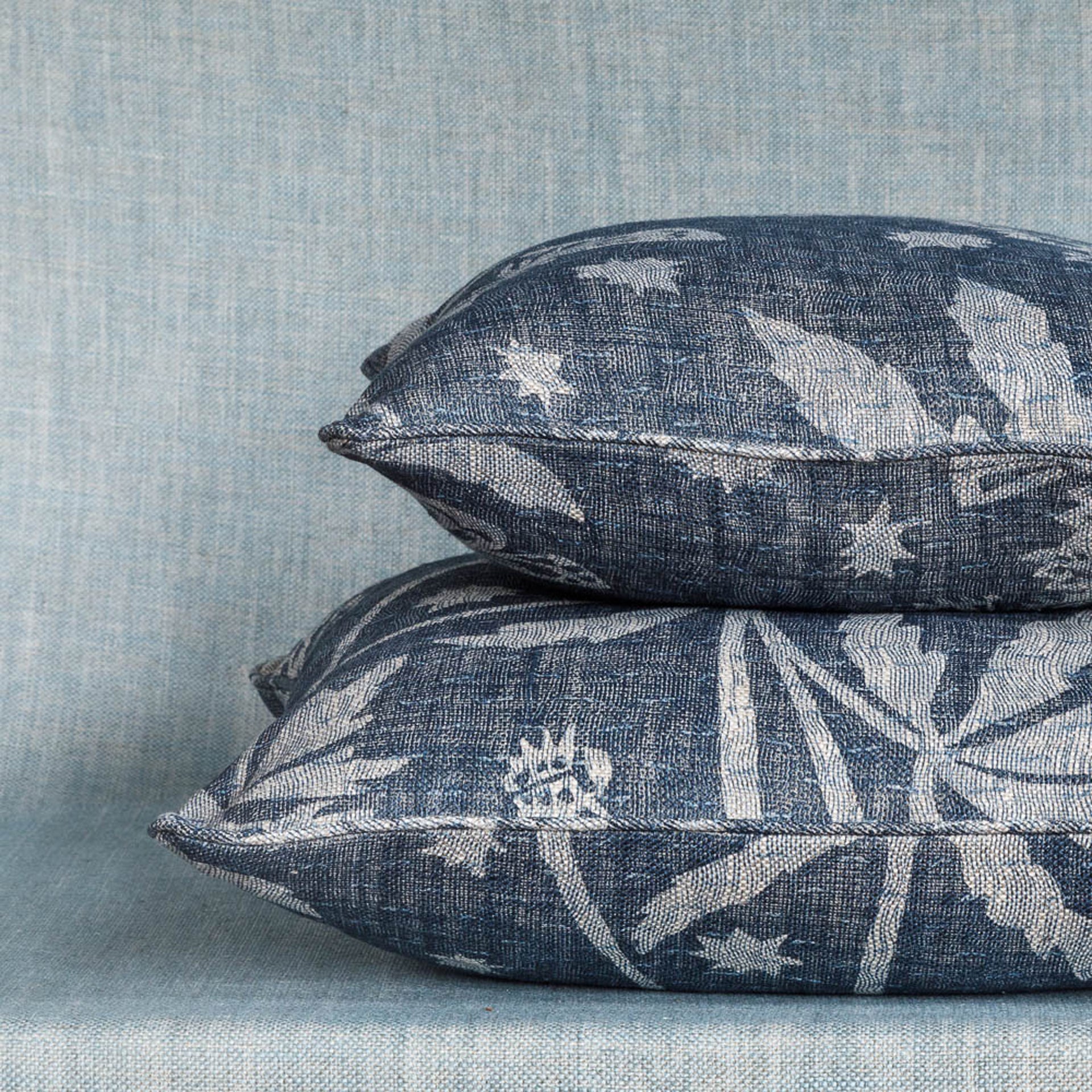 Square Cushion in Neutral Astrea
