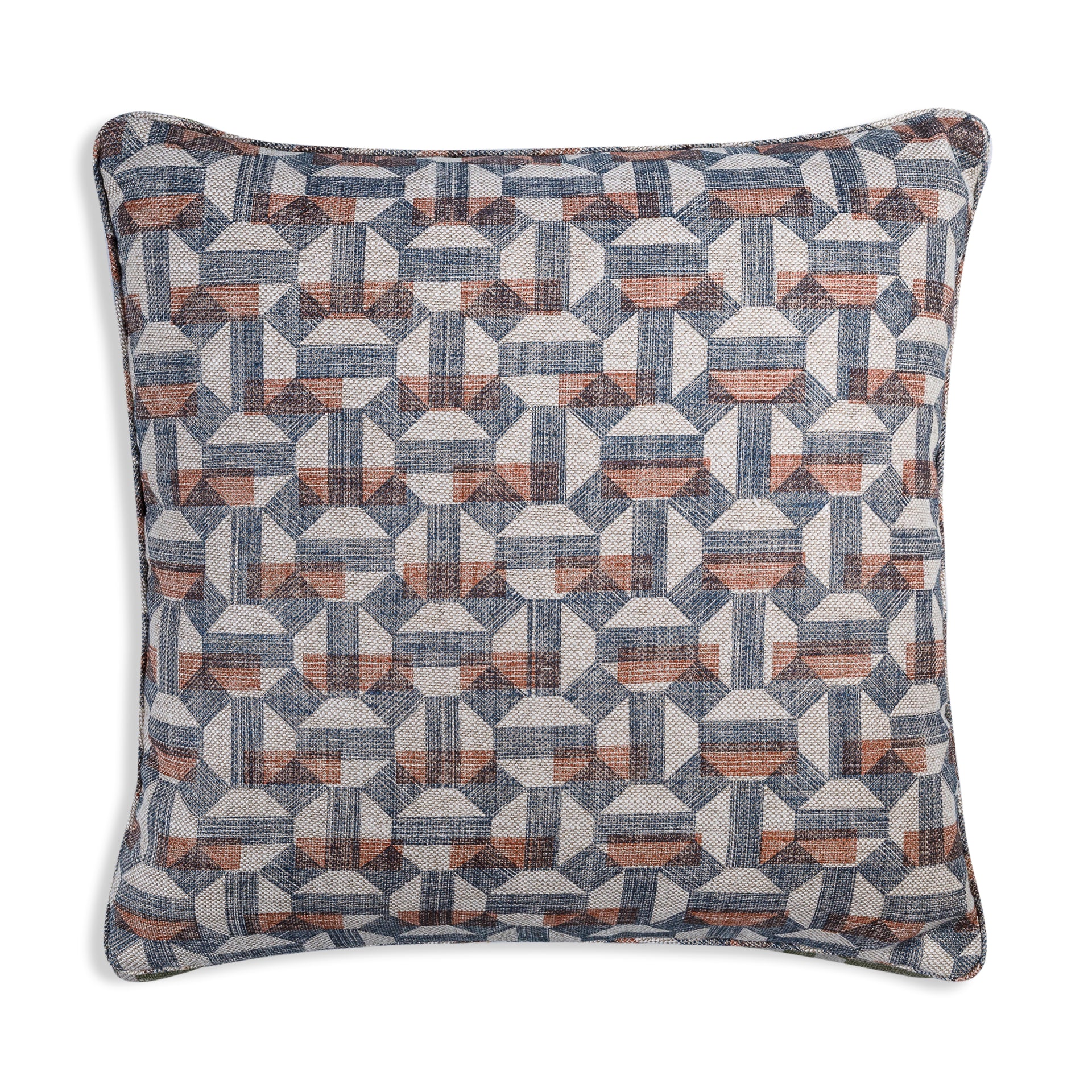 Square Cushion in Neutral Salina