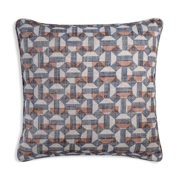 Square Cushion in Neutral Salina