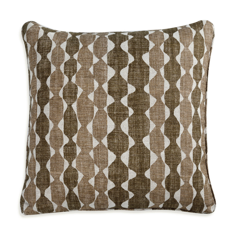 Square Cushion in Neutral Whittle
