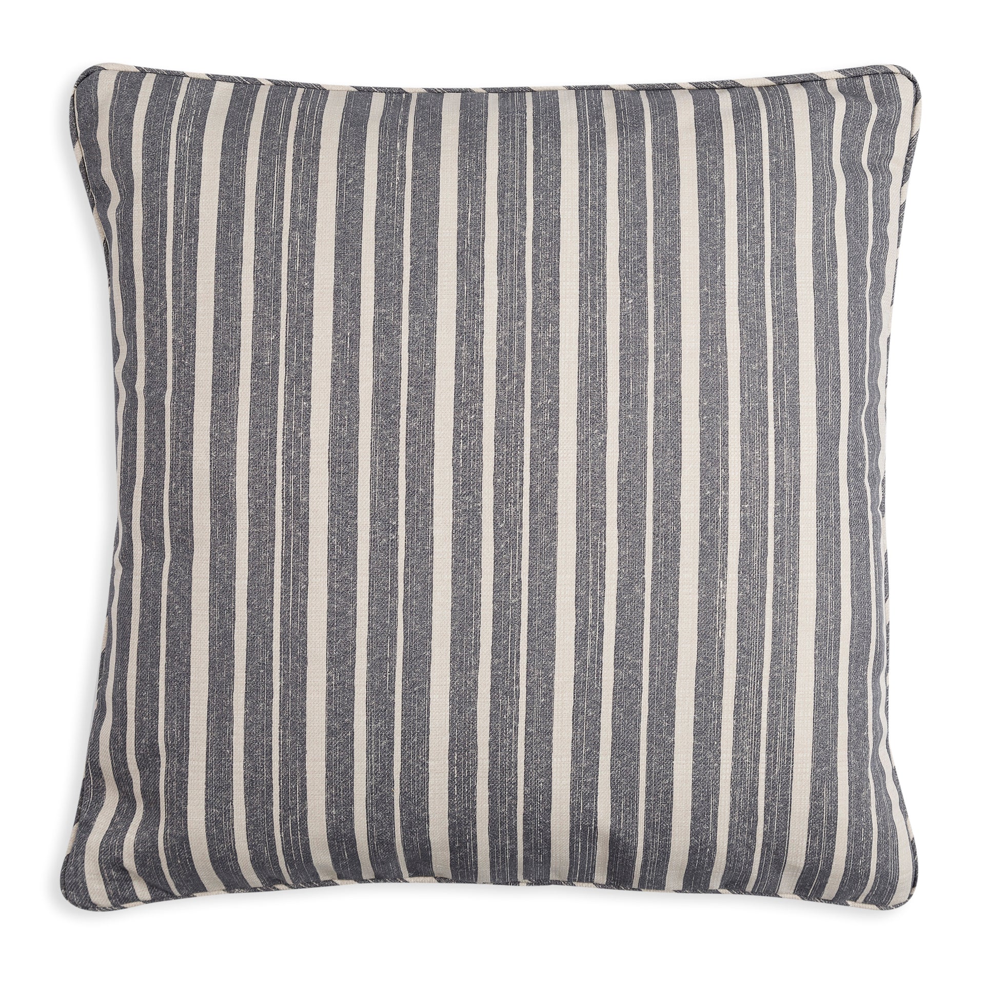 Square Outdoor Cushion in Neutral York Stripe